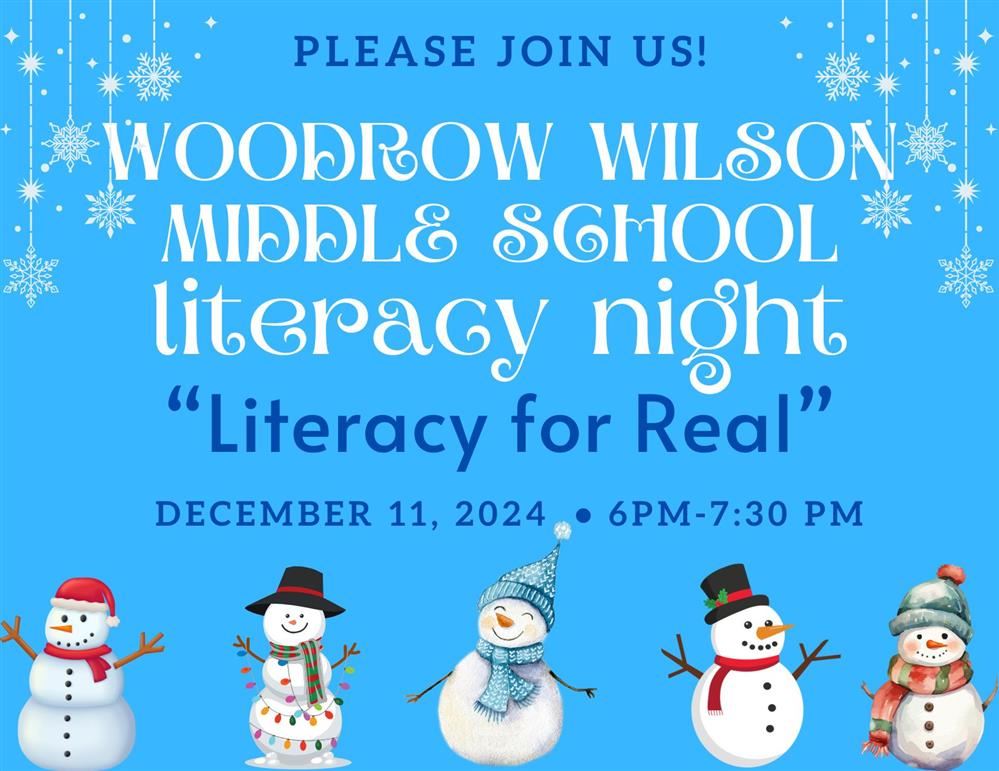  Literacy Night 12 11 24 6-7:30